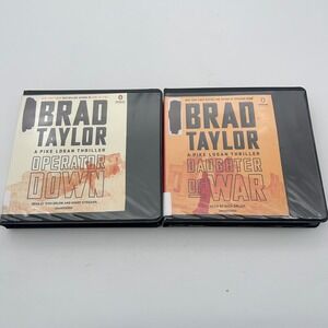 Brad Taylor Pike Logan Audiobook Lot Operator Down Daughter of War Unabridged CD